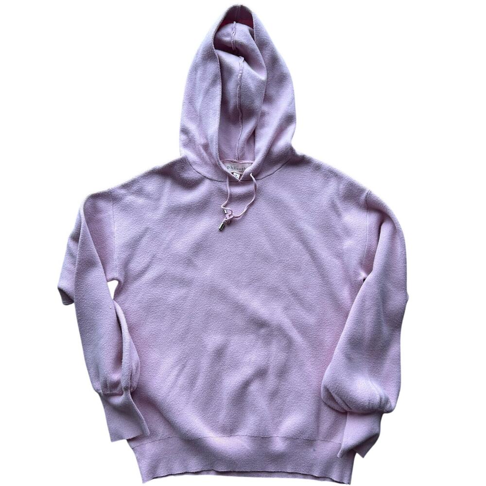 Philosophy Pullover Hoodie Pink Sz‎ M